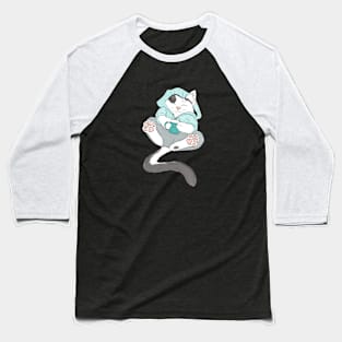 Hoodie Cat Baseball T-Shirt